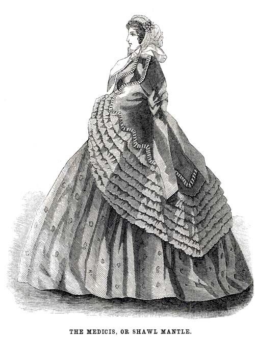 March 1860 Godey's Lady's Book Fashion Plate, March 1860 Go…